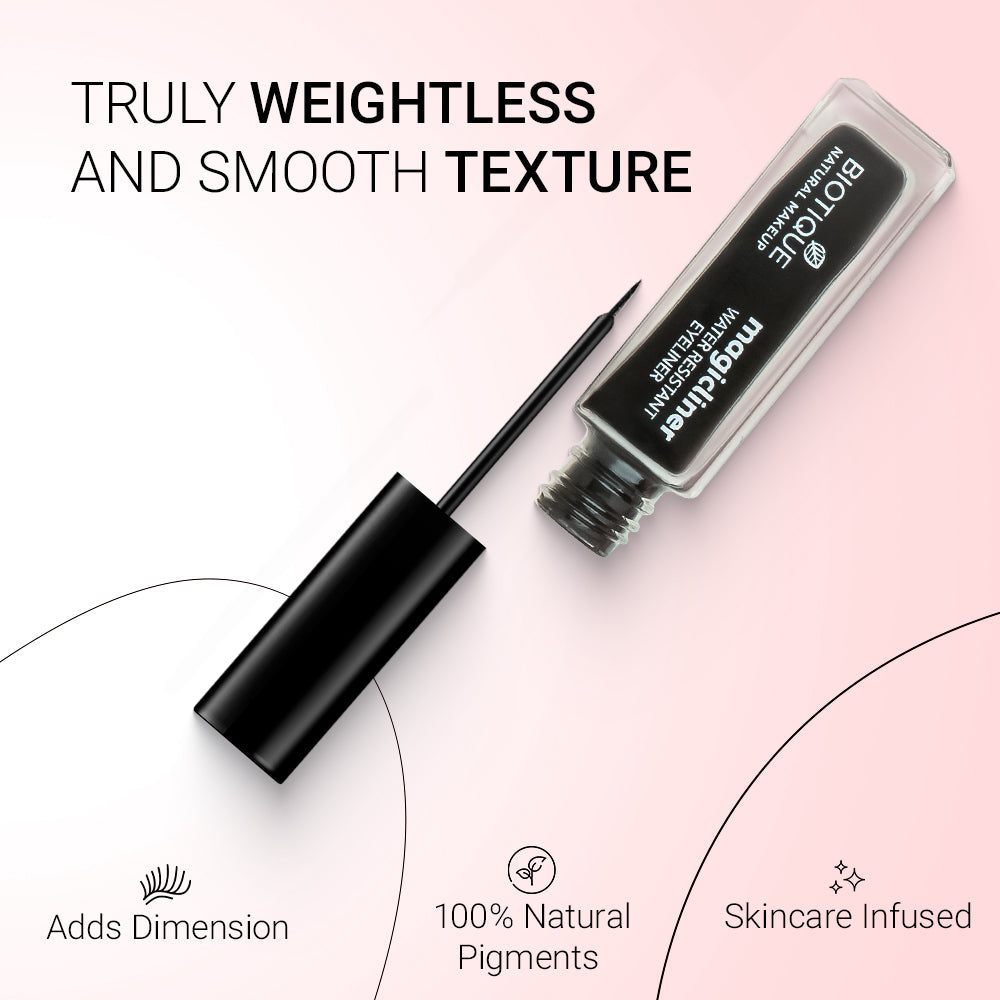 Biotique Natural Makeup Magicliner, Midnight Black, 9ml - Image 3 - Buy from Indicrest