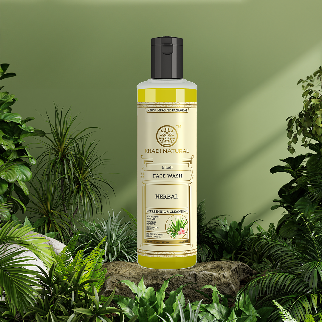 Khadi Natural Herbal Face Wash - 210ml - Image 7 - Buy from Indicrest
