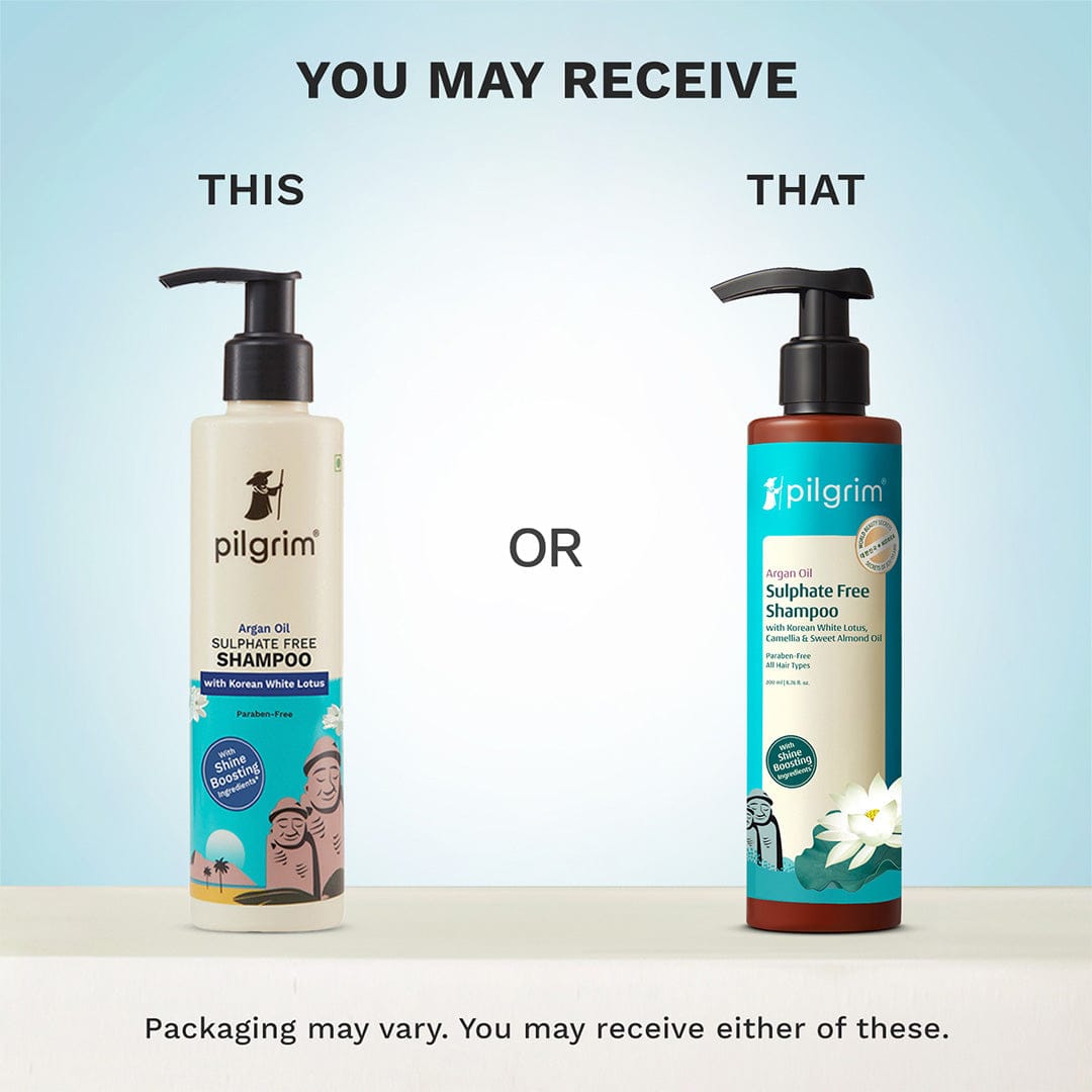Pilgrim Argan Oil Sulphate Free Shampoo with Korean White Lotus, Camellia & Sweet Almond Oil, 200ml - Image 3 - Buy from Indicrest