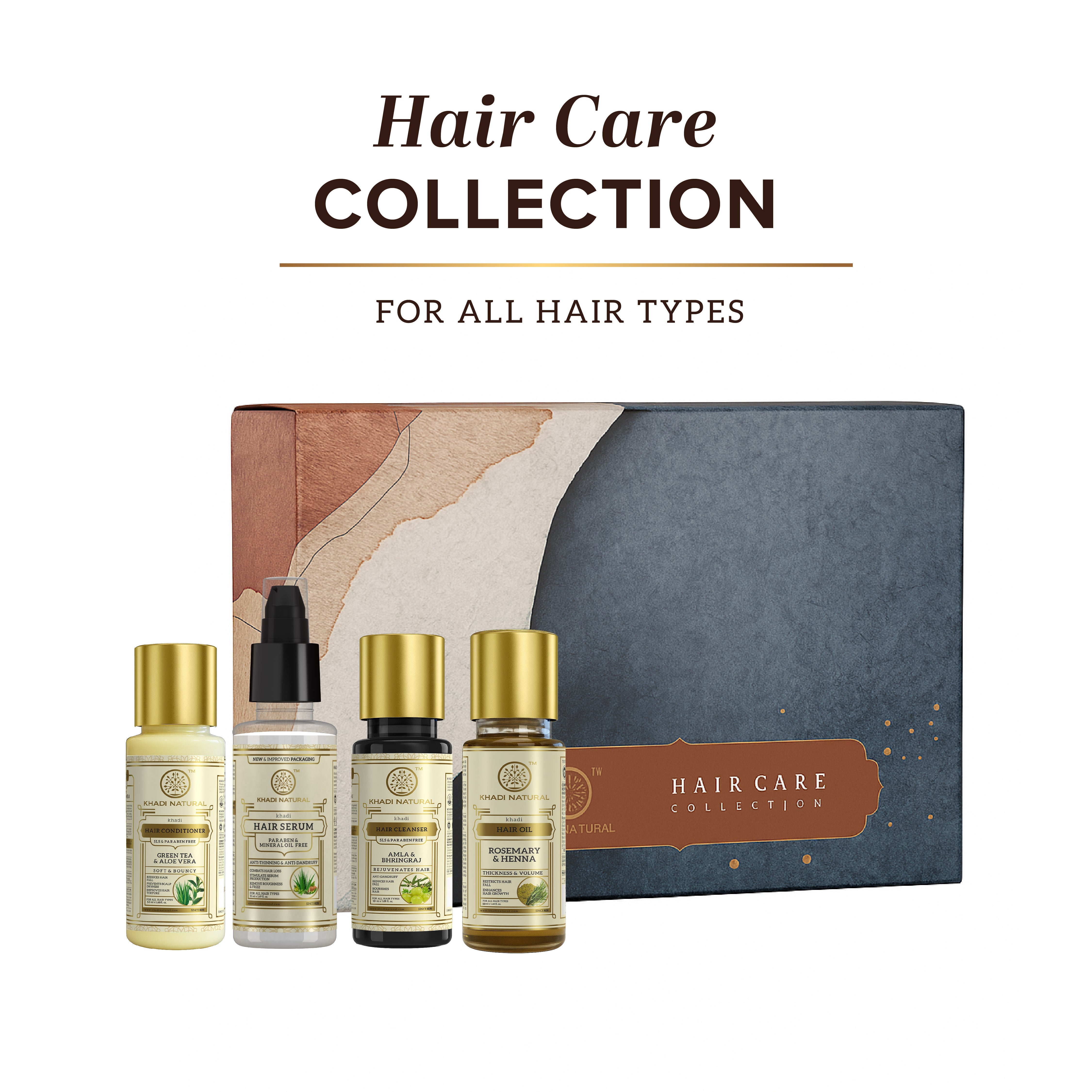 Khadi Natural Hair Care Kit Combo Pack Of 4 – 50ml Each - Image 2 - Buy from Indicrest
