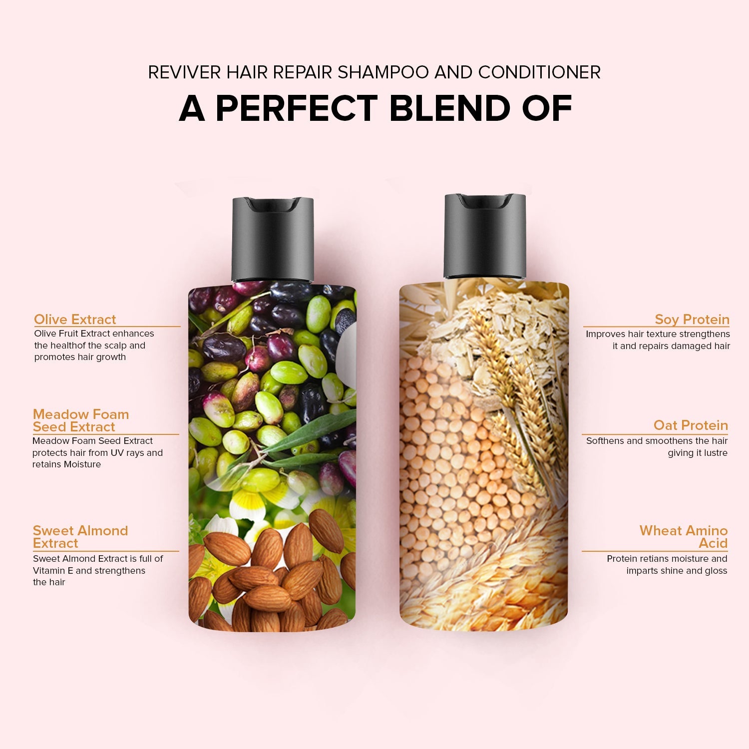 De Fabulous Reviver Shampoo 250ml and Conditioner 250ml Combo - Image 2 - Buy from Indicrest