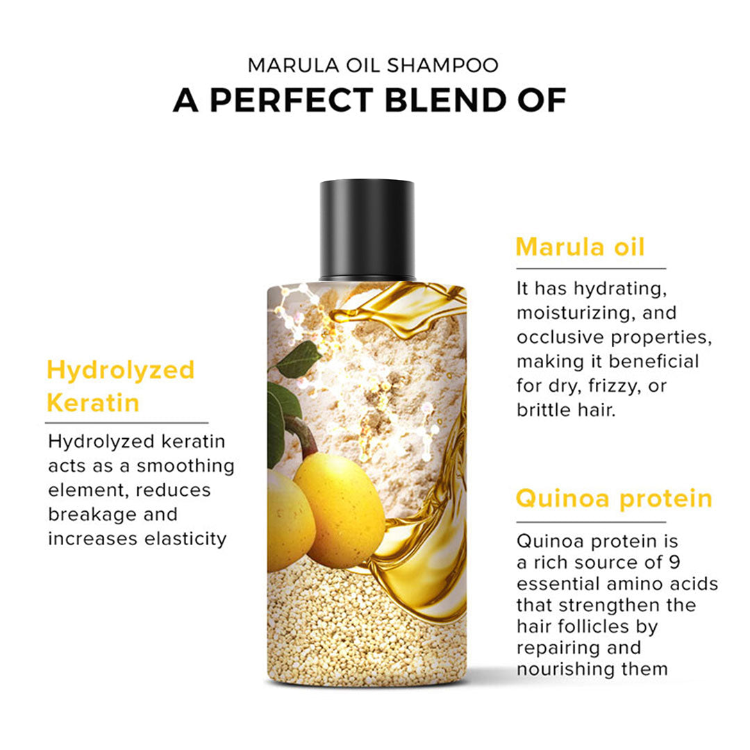 De Fabulous Marula Oil Shampoo, 250ml - Image 2 - Buy from Indicrest