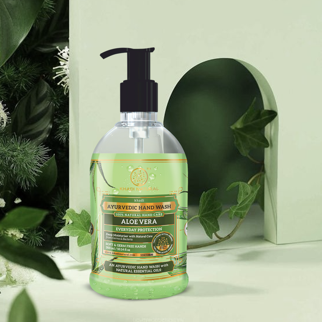 Khadi Natural Everyday Protection Aloe Vera Handwash - 300ml - Image 5 - Buy from Indicrest