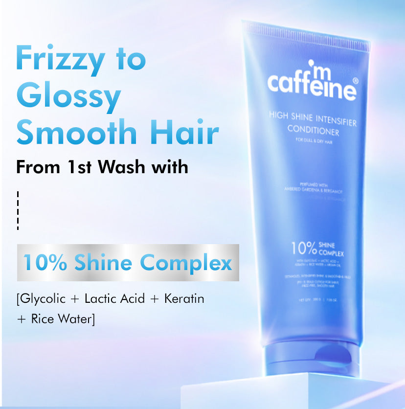 Mcaffeine Shine Intensifier glossy Hair Conditioner | 10% Shine Complex, 200g - Image 2 - Buy from Indicrest