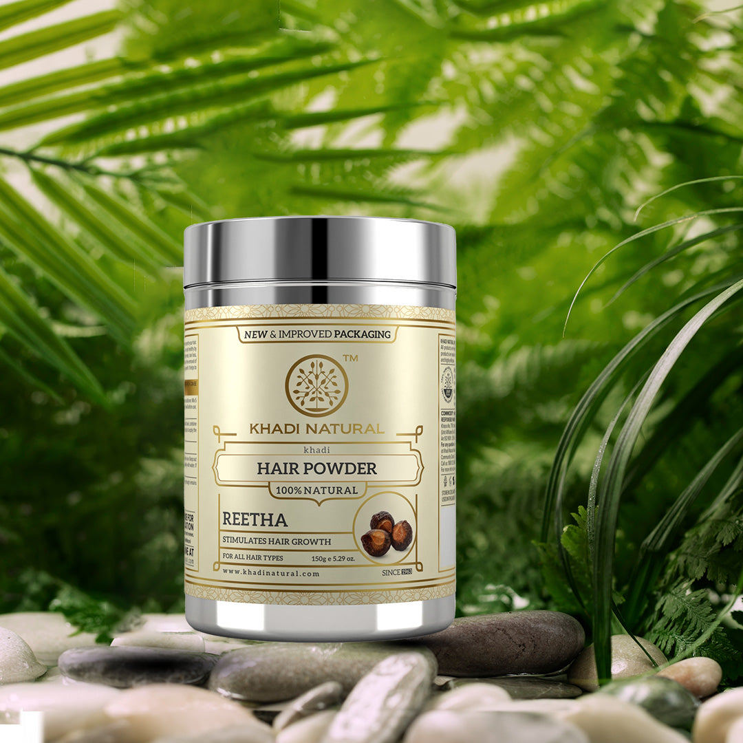 Khadi Natural Organic Reetha Powder For Hair Cleanser - 150gm - Image 6 - Buy from Indicrest