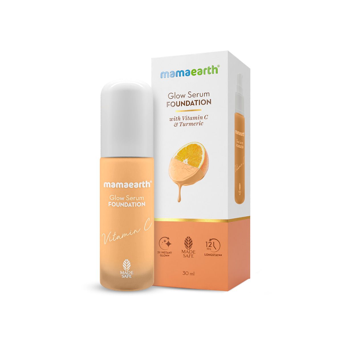 Mamaearth Glow Serum Foundation, 30ml | Nude Glow - Image 8 - Buy from Indicrest