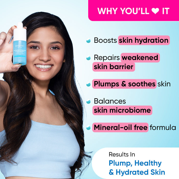 Dot & Key Water Drench Hyaluronic Serum with Ceramides, Intense Hydration, 30m