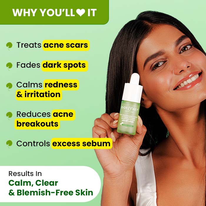 Dot & Key Cica + 10% Niacinamide Face Serum for Oily Skin, 30ml