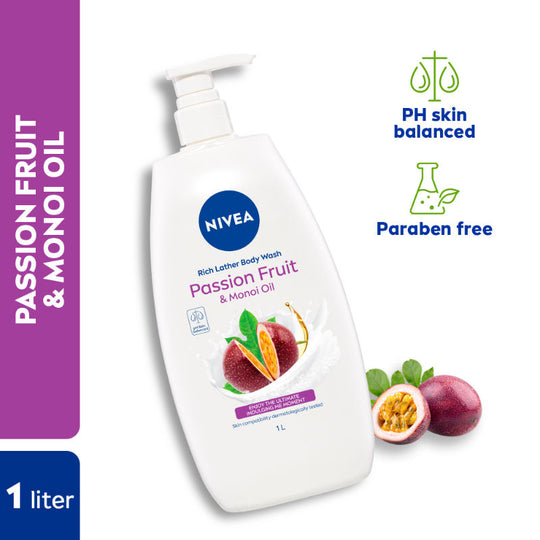 Nivea Passion Fruit & Monoi Oil Body Wash, 100g Buy at Indicrest