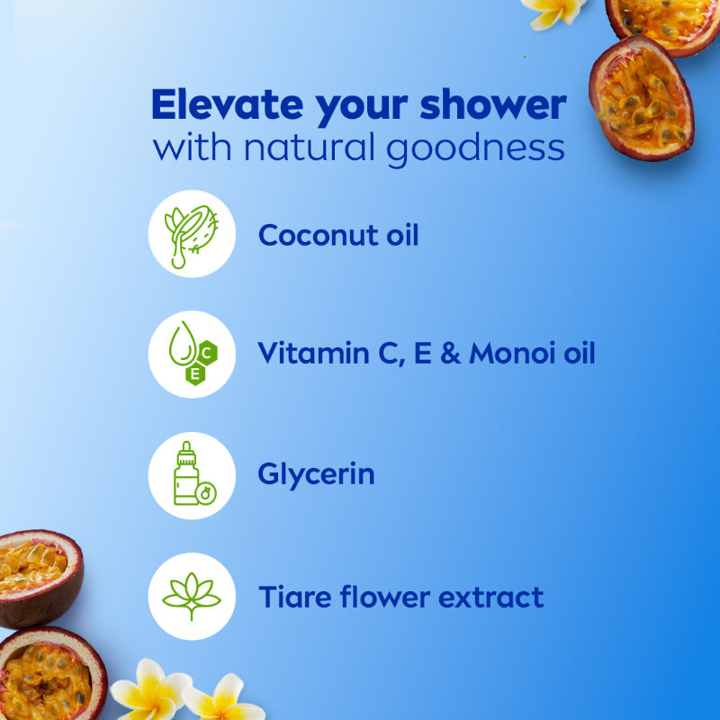 Nivea Passion Fruit & Monoi Oil Body Wash, 100g Buy at Indicrest Image 4