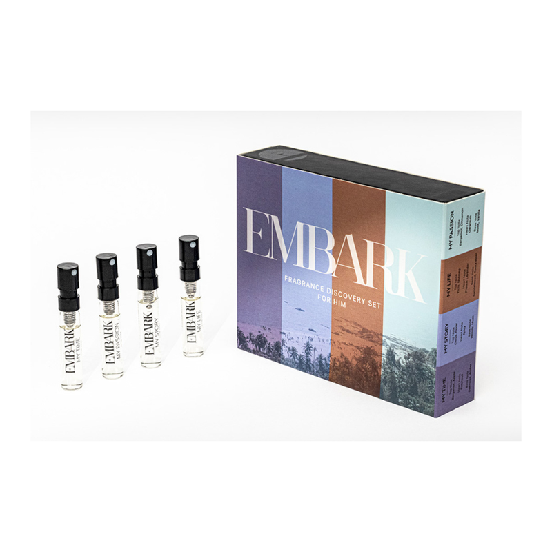 Embark Perfumes Discovery Set For Him - Eau De Parfum (EDP) DISCOVERY SET FOR MEN - 4 X 2 ml