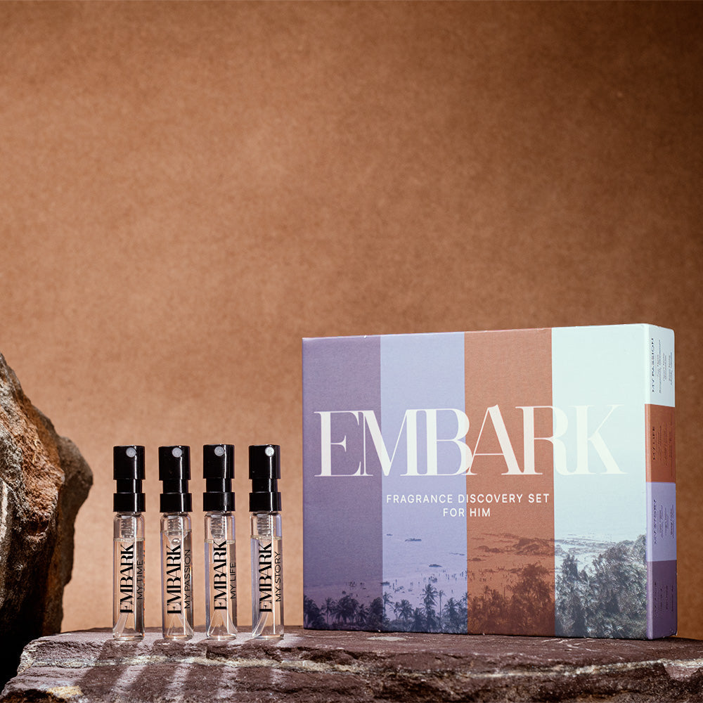 Embark Perfumes Discovery Set For Him - Eau De Parfum (EDP) DISCOVERY SET FOR MEN - 4 X 2 ml