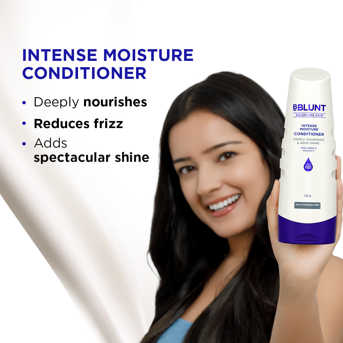 Bblunt Intense Moisture Shampoo & Conditioner Power Duo - Image 3 - Buy from Indicrest