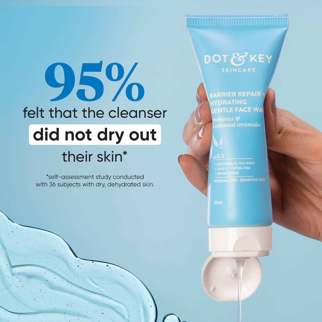 Dot & Key Barrier Repair Face Wash - Pack of 2, (175ml)