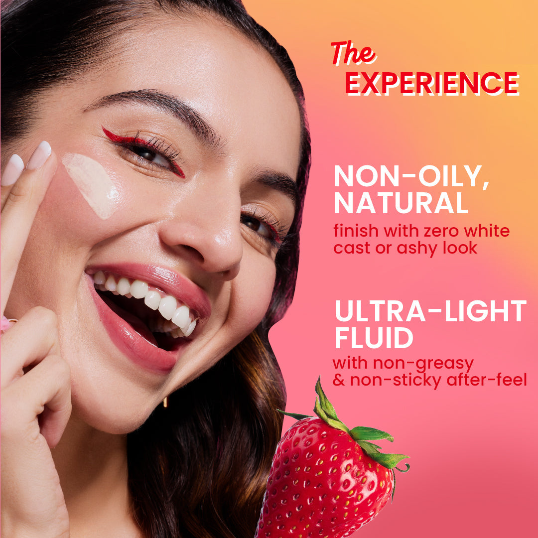 Dot & Key Strawberry Dew Tinted Sunscreen SPF 50+ PA++++, Porcelain Light