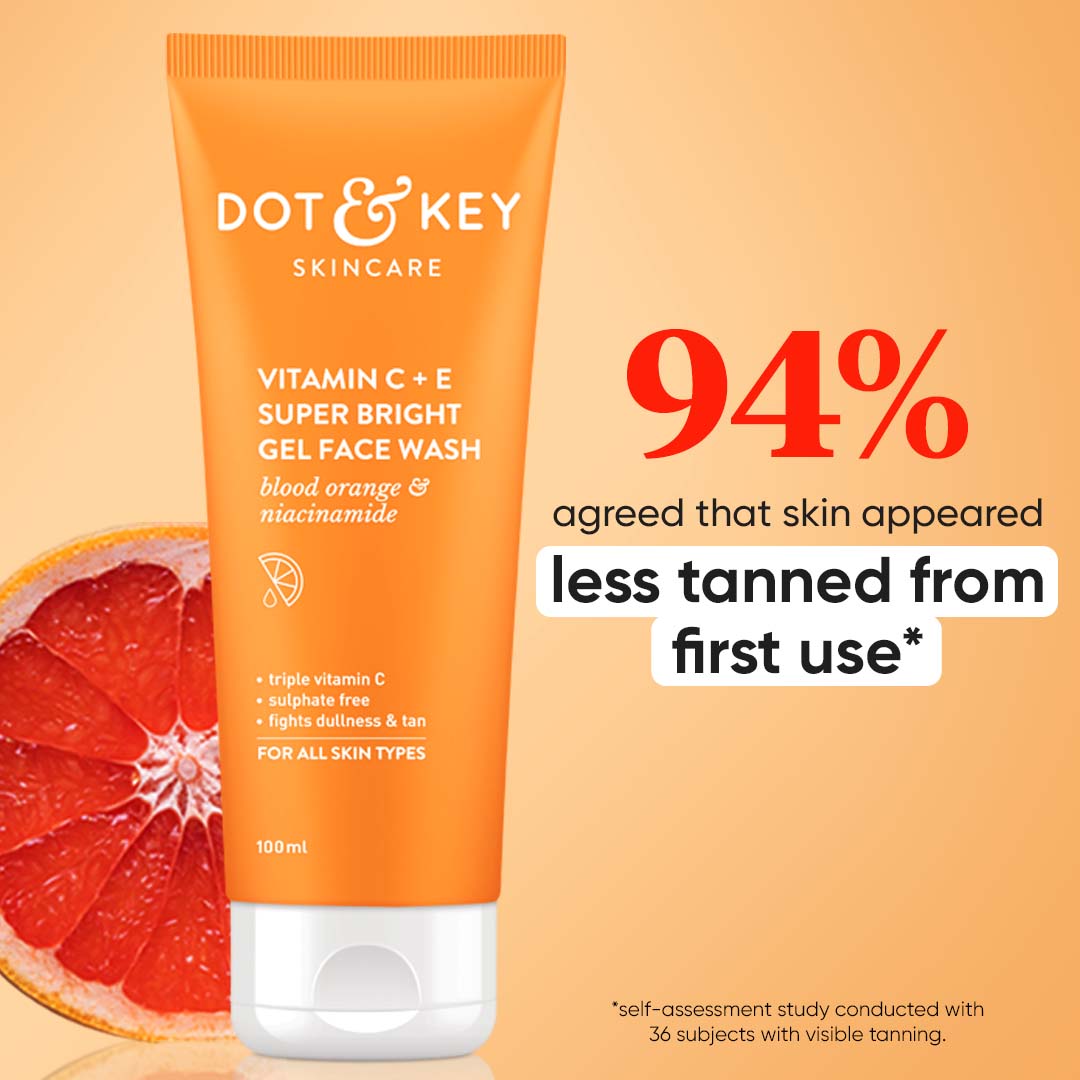 Dot & Key Vitamin C Gel Face Wash - Pack of 2, (175ml)