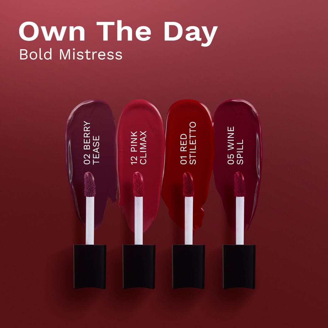 Pilgrim Matte Me Up Liquid lipstick 4 in 1 pack (minis), The Pink Sin - Image 5 - Buy from Indicrest