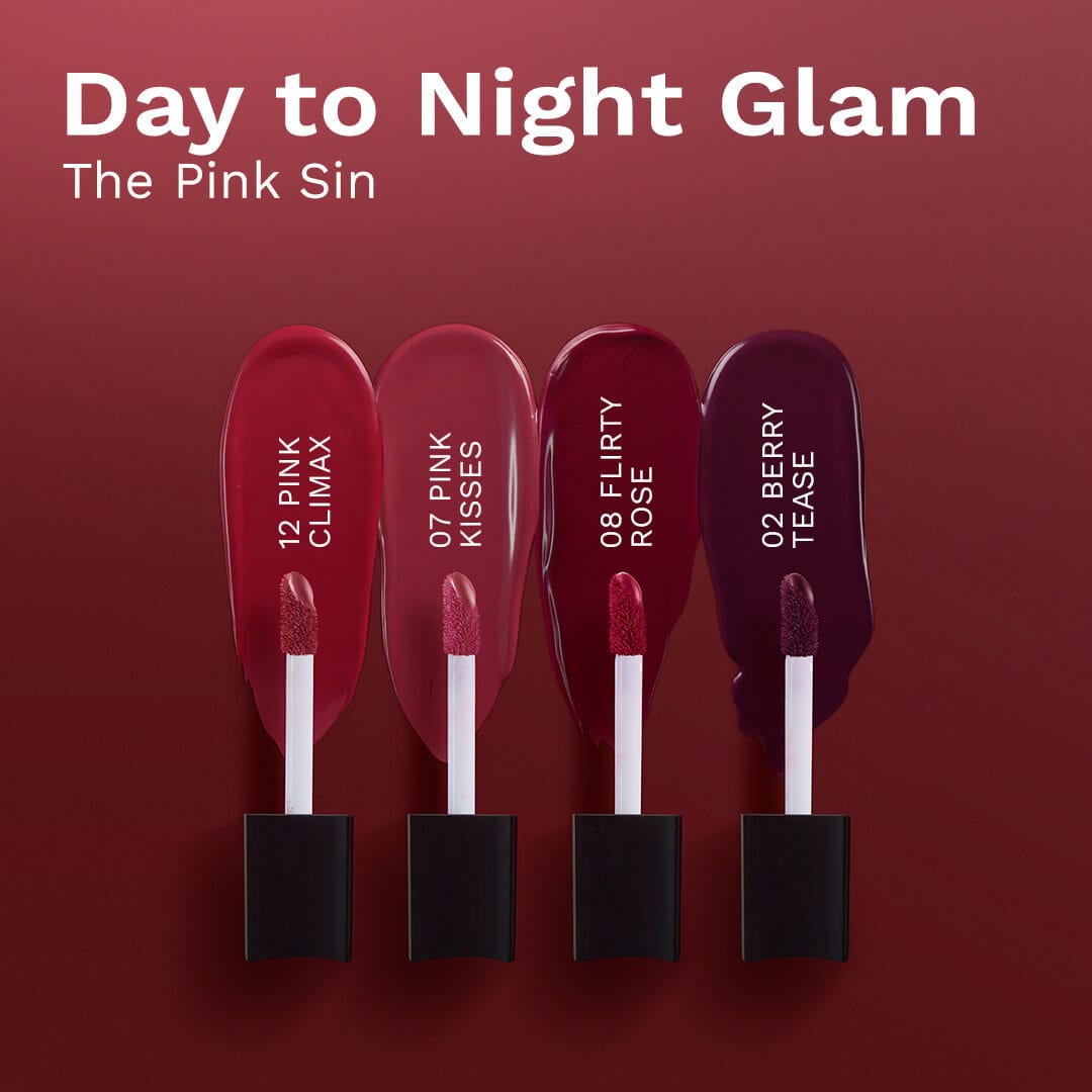 Pilgrim Matte Me Up Liquid lipstick 4 in 1 pack (minis), Always on top - Image 7 - Buy from Indicrest