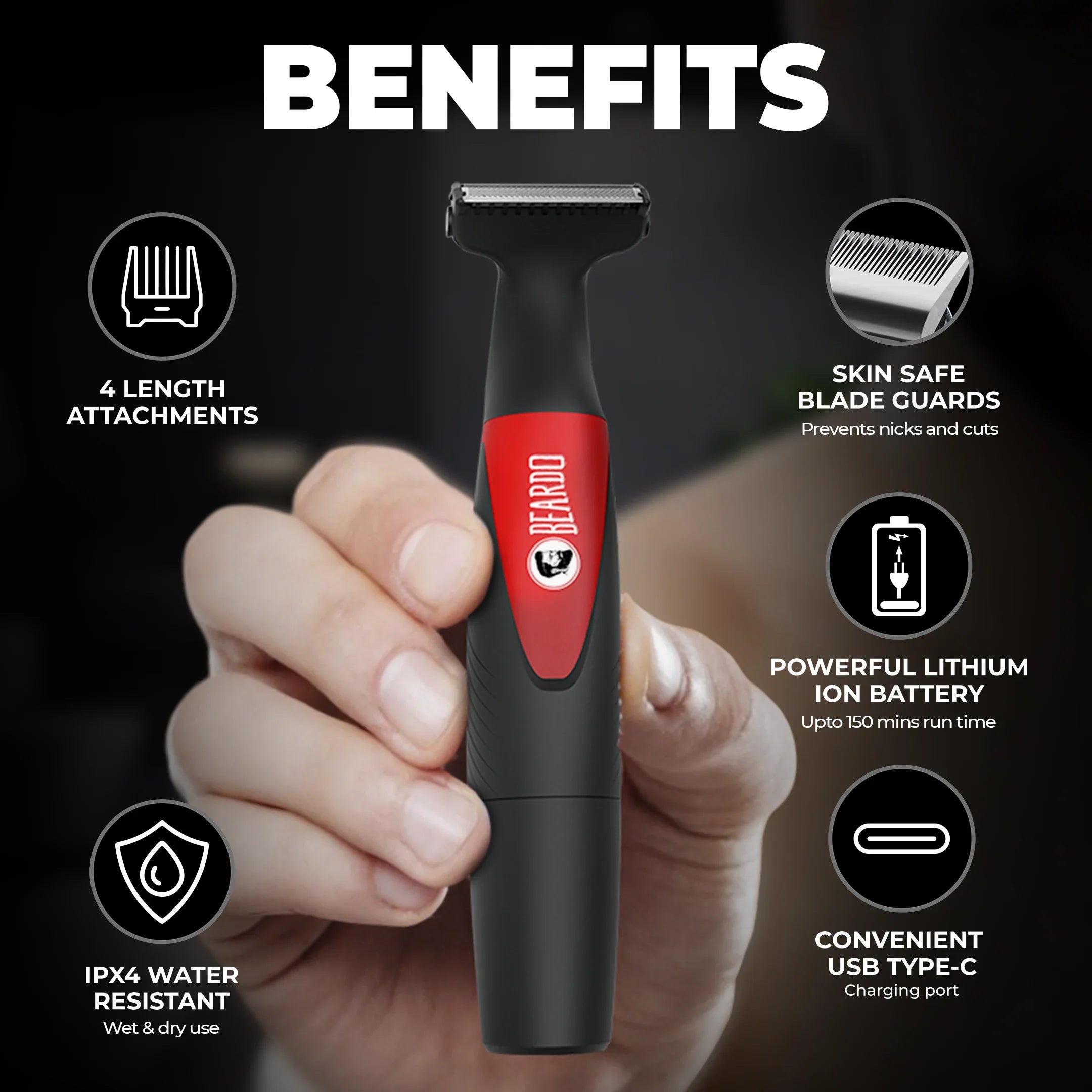 Beardo I-Blade Trimmer - Image 5 - Buy from Indicrest