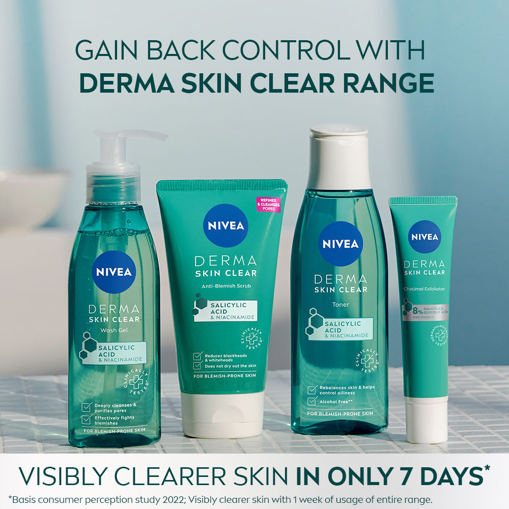 Nivea Derma Skin Clear Exfoliator for Face, 40ml Buy at Indicrest Image 8