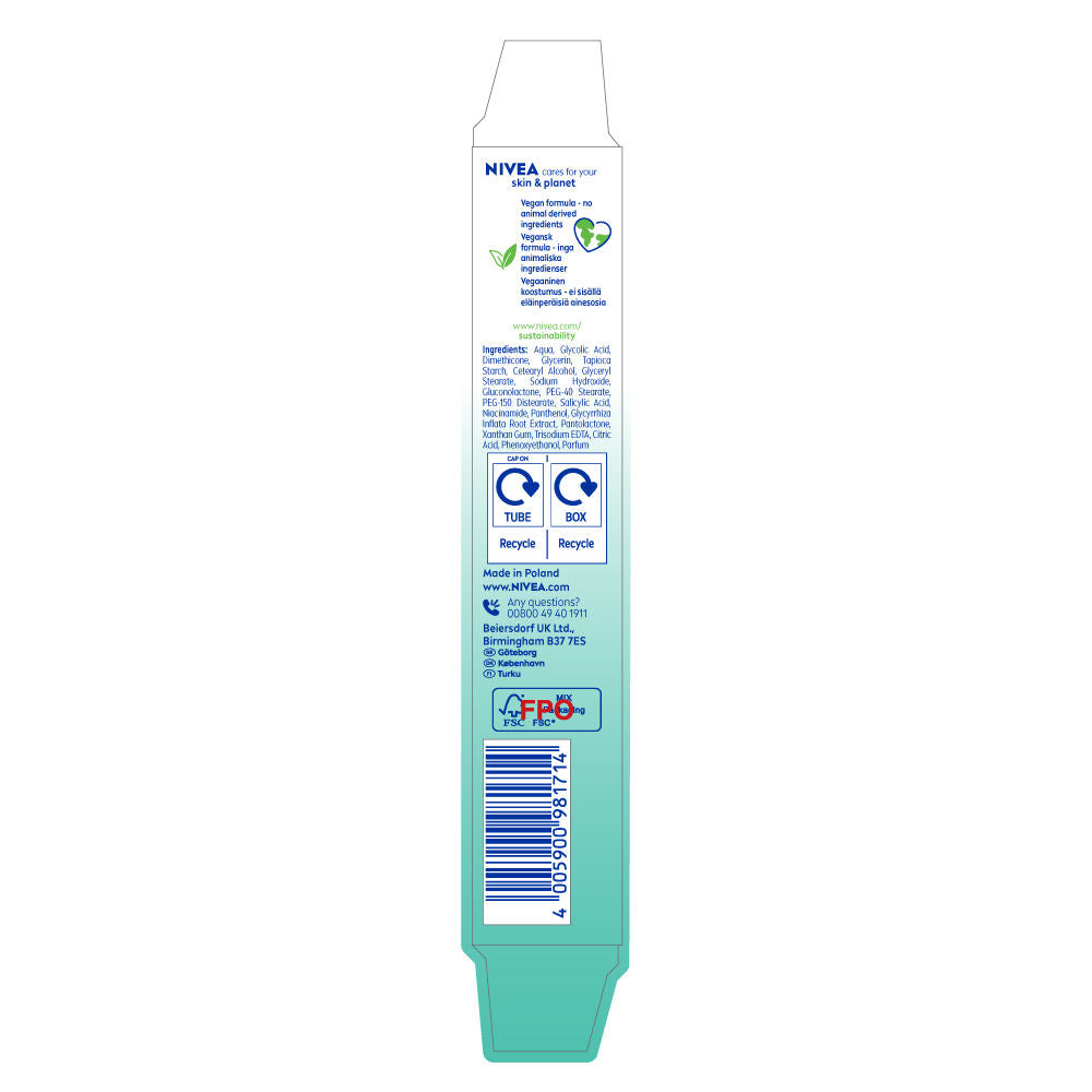 Nivea Derma Skin Clear Exfoliator for Face, 40ml Buy at Indicrest Image 9