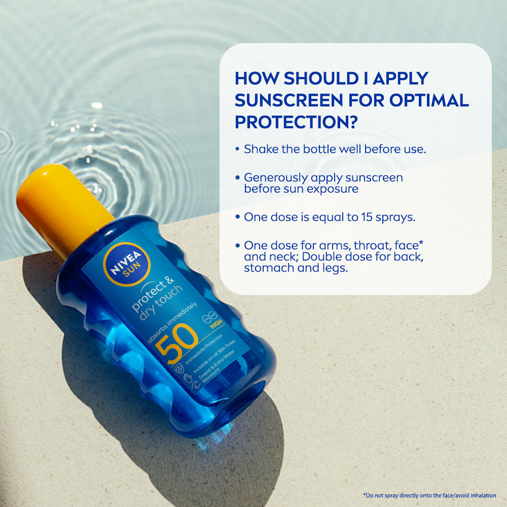 Nivea Sun Protect & Dry Touch Invisible SPF 50 Spray, 200ml Buy at Indicrest Image 5
