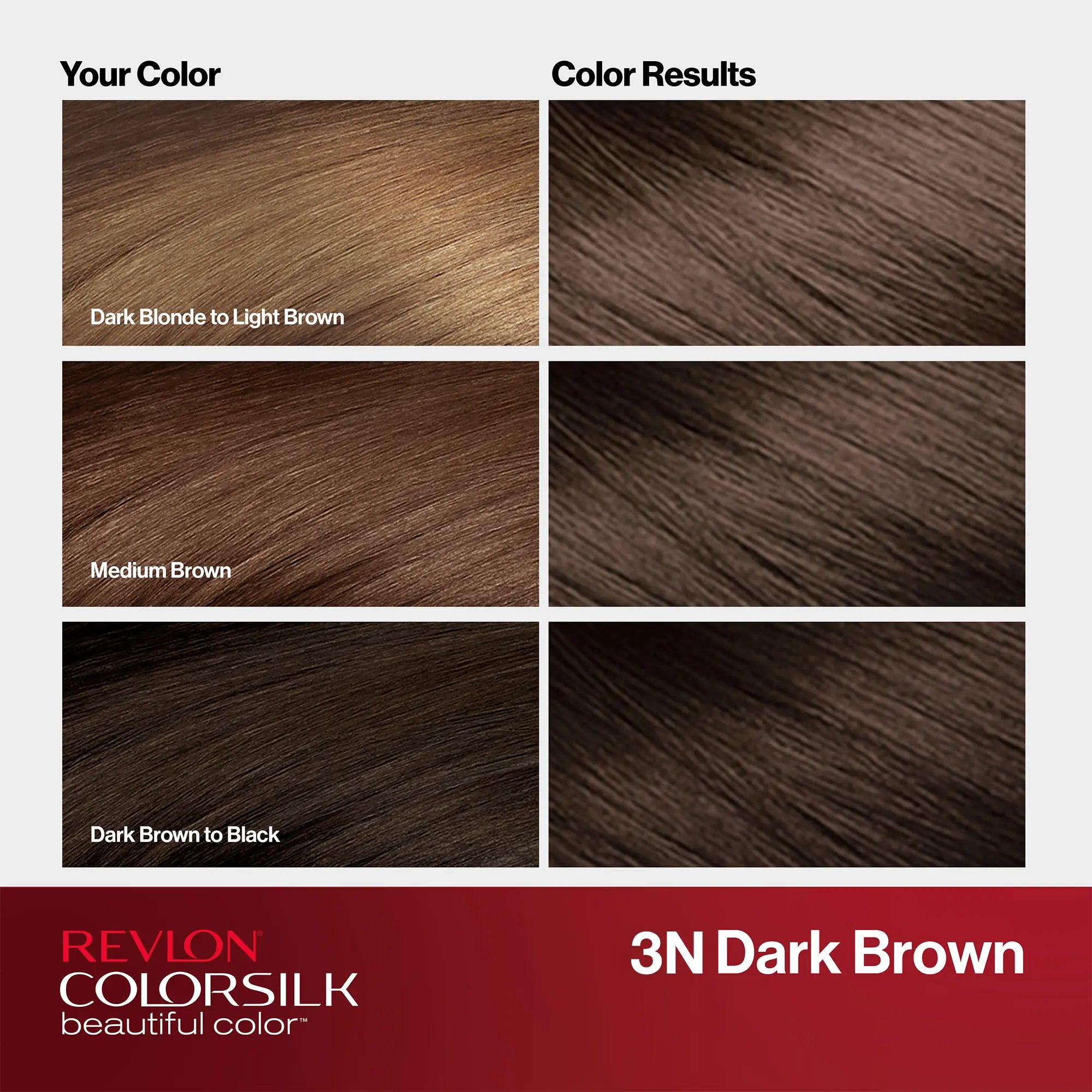 Revlon Colorsilk Beautiful Color Permanent Hair Dye, Dark Mahogany Brown 3RB - Image 18 - Buy from Indicrest
