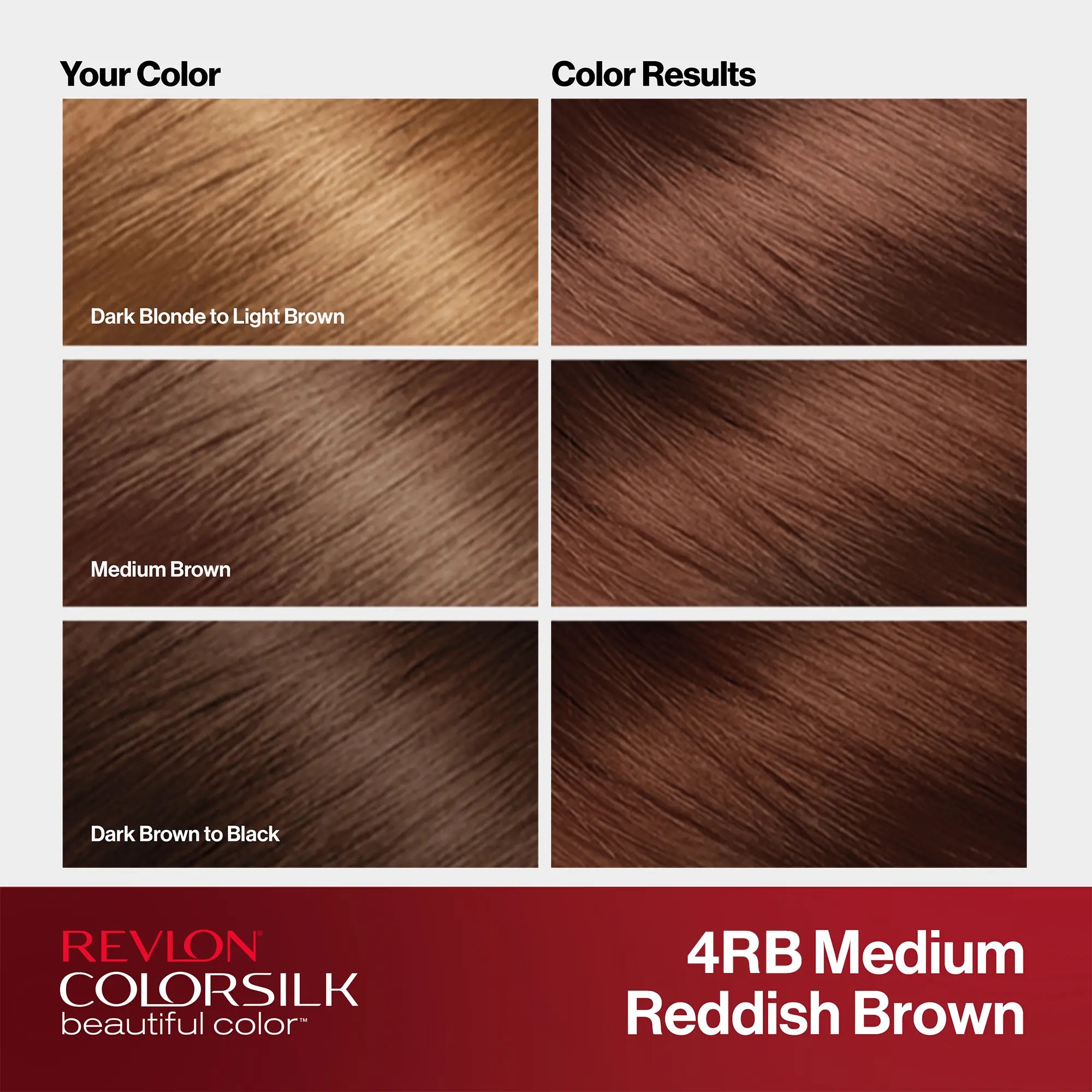Revlon Colorsilk Beautiful Color Permanent Hair Dye, Medium Reddish Brown 4RB - Image 27 - Buy from Indicrest
