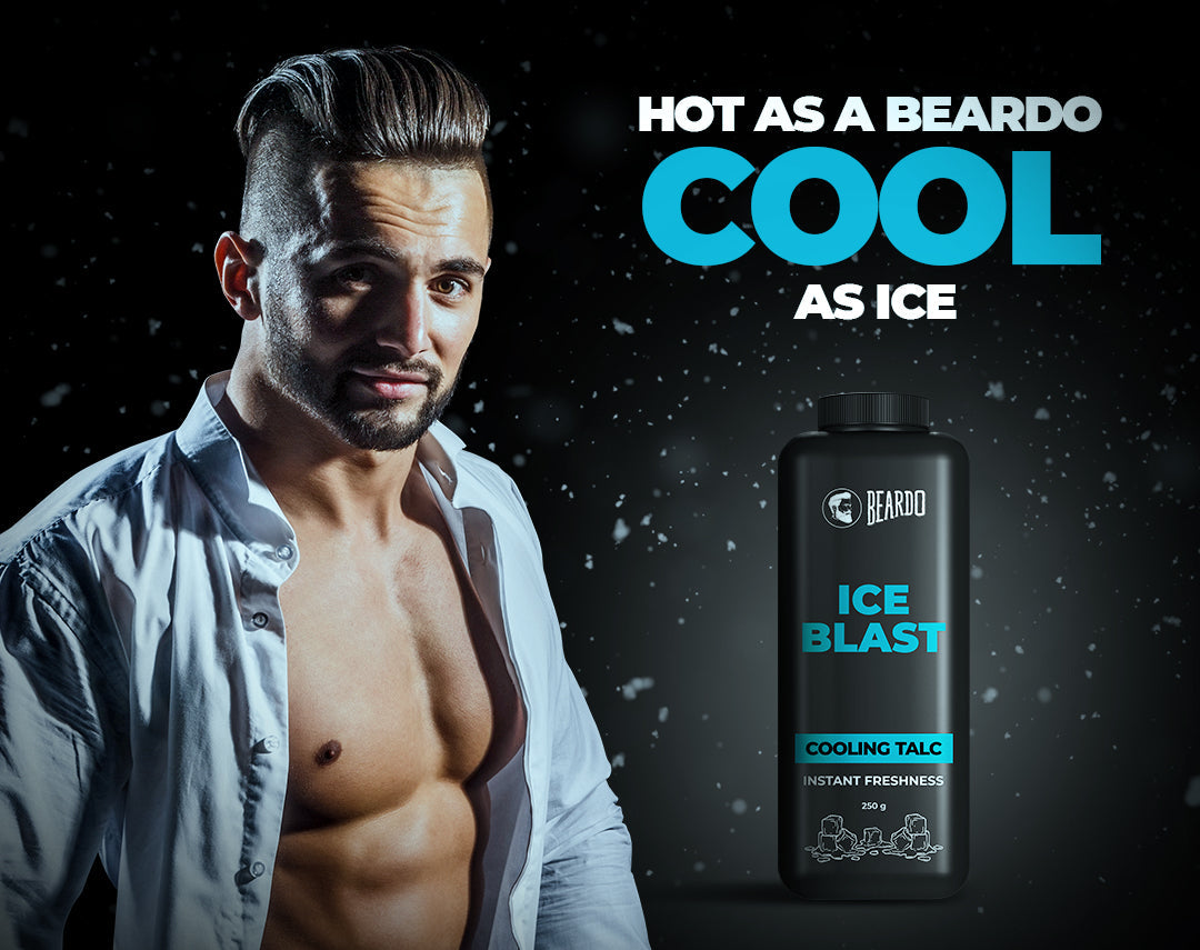 Beardo Ice Blast Cooling Talc, 250g - Image 3 - Buy from Indicrest