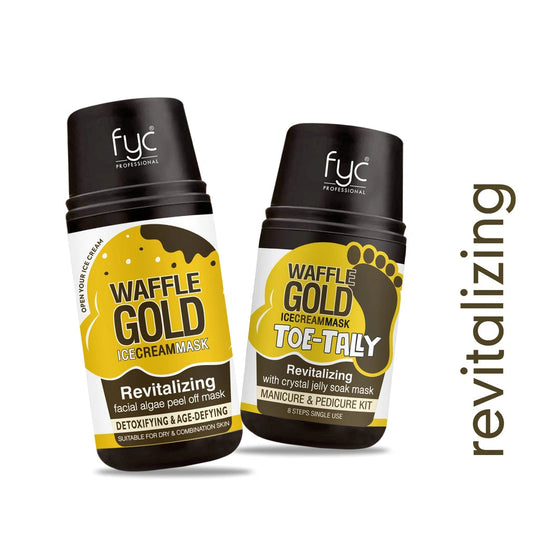 fyc-professional-waffle-gold-facial-kit-mani-pedi-combo - Buy from Indicrest