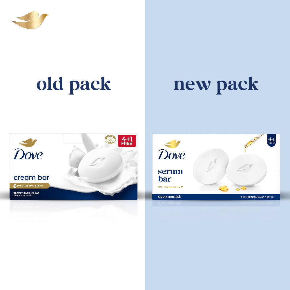 Dove Deep Nourish Serum Bar Nutrient Serum 4+1 Free Combo, 125g Each Buy at Indicrest Image 10