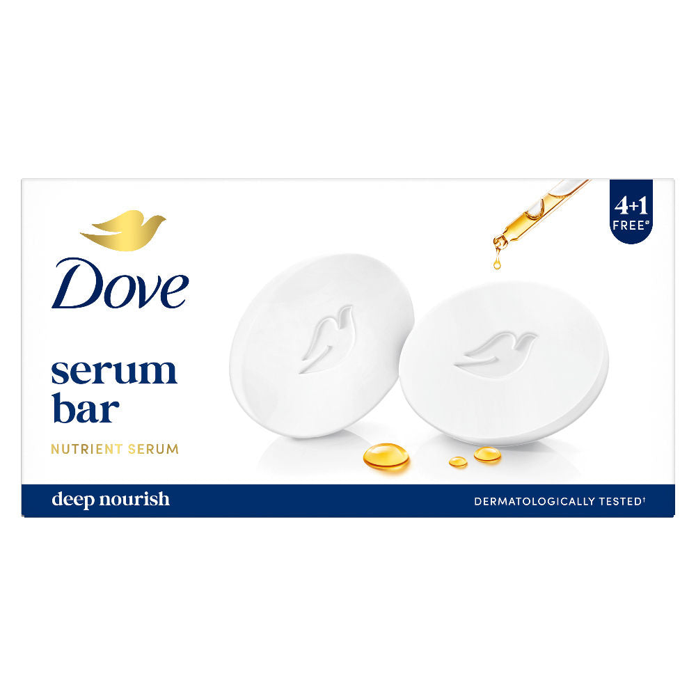 Dove Deep Nourish Serum Bar Nutrient Serum 4+1 Free Combo, 125g Each Buy at Indicrest Image 2