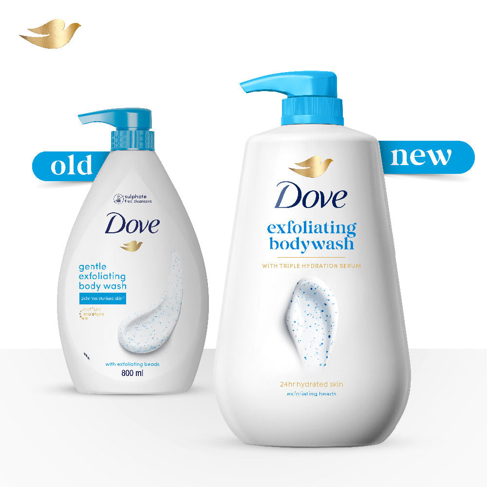 Dove Gentle exfoliating Body Wash-24Hr Moisturizing Body Wash For Soft & Smooth Skin, 825ml Buy at Indicrest Image 9