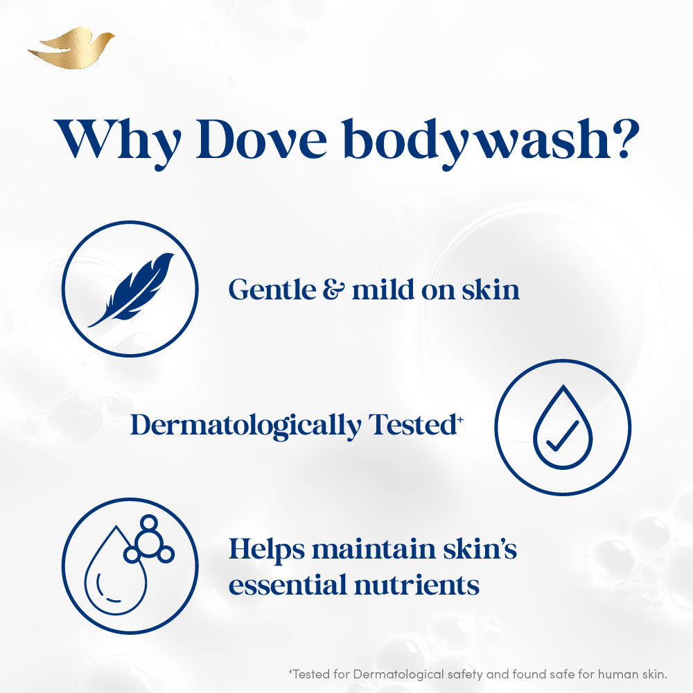 Dove 24 Hr Hydrated Skin Nourishing Body Wash For Soft Smooth Skin, 825ml Buy at Indicrest Image 7