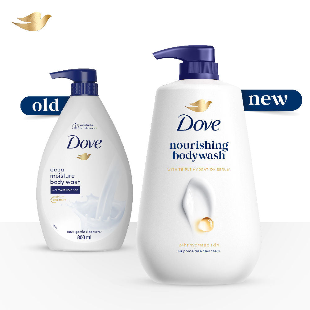 Dove 24 Hr Hydrated Skin Nourishing Body Wash For Soft Smooth Skin, 825ml Buy at Indicrest Image 9