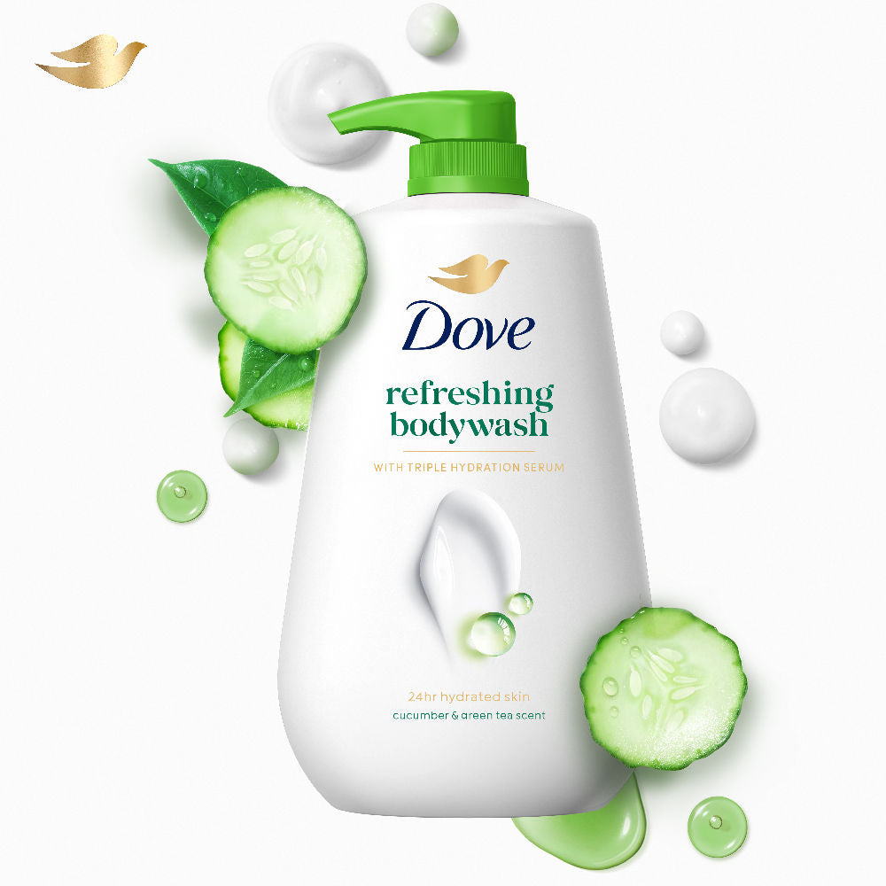 Dove Refreshing Body Wash With Cucumber & Green Tea Scent, 825ml Buy at Indicrest