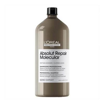 L'Oreal Professionnel Serie Expert Absolut Repair Molecular Sulfate-Free Deep Repairing Shampoo, 1500ml