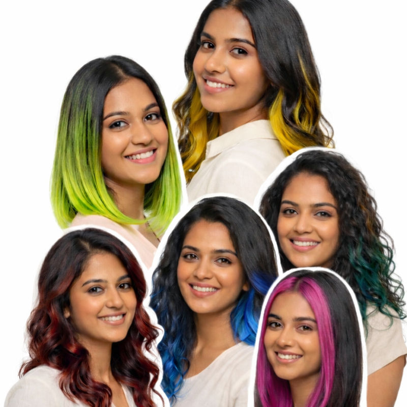 Streax Hair Colour Highlighting Kit - DIY Application, Enriched With Walnut & Argan Oil, Latte Brown, 220g Buy at Indicrest Image 2