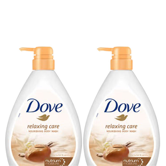 Dove Relaxing Shea Butter Body Wash (Pack of 2) Combo Buy at Indicrest