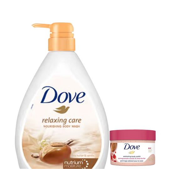 Dove Scrub And Body Wash Combo Buy at Indicrest