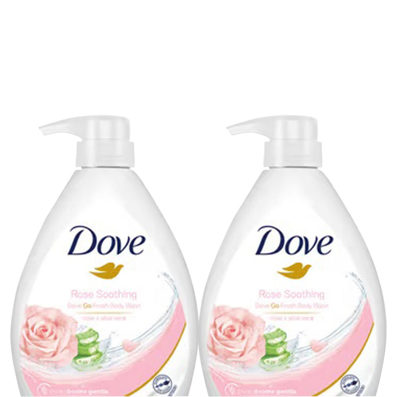 Dove Soothing Rose & Aloe Vera Body Wash (Pack of 2) Combo Buy at Indicrest