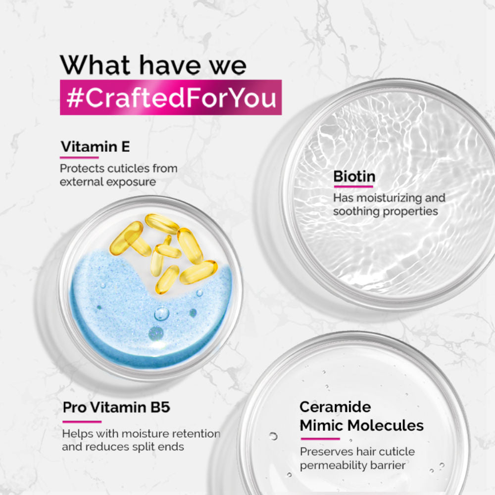 Streax Craft Repair Mask I Hair Spa For Dry and Damaged Hair I Repair With Pro Vitamin B-5, 200ml Buy at Indicrest Image 5