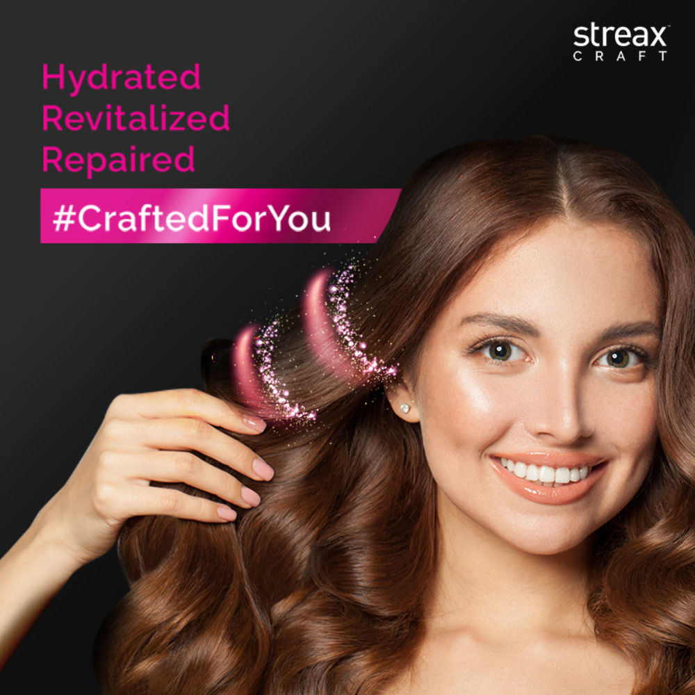 Streax Craft Repair Shampoo I For Dry and Damaged Hair I Repair With Pro Vitamin B-5, 275ml Buy at Indicrest Image 2