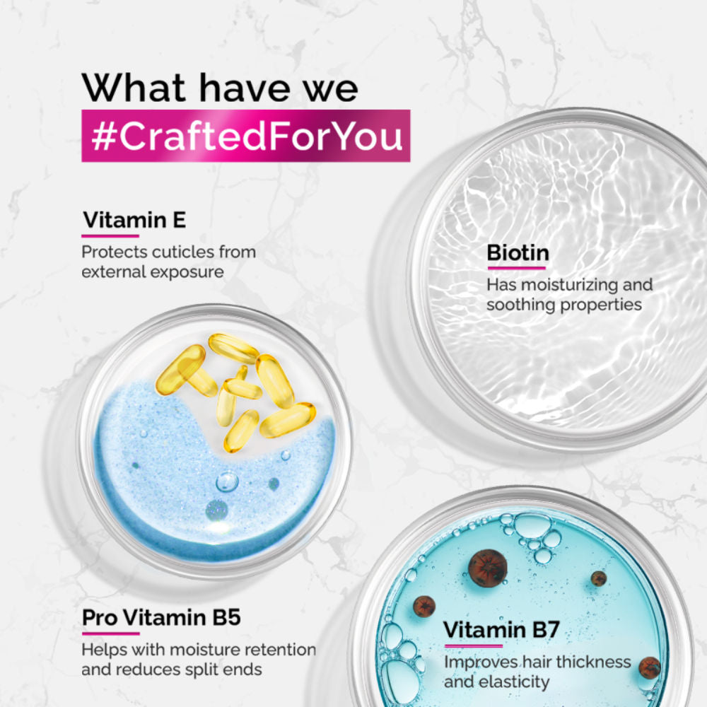 Streax Craft Repair Shampoo I For Dry and Damaged Hair I Repair With Pro Vitamin B-5, 275ml Buy at Indicrest Image 5