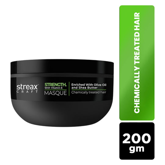 Streax Craft Strength Masque Hair Spa For Chemically Treated Hair I Strength With Vitamin-E, 200ml Buy at Indicrest