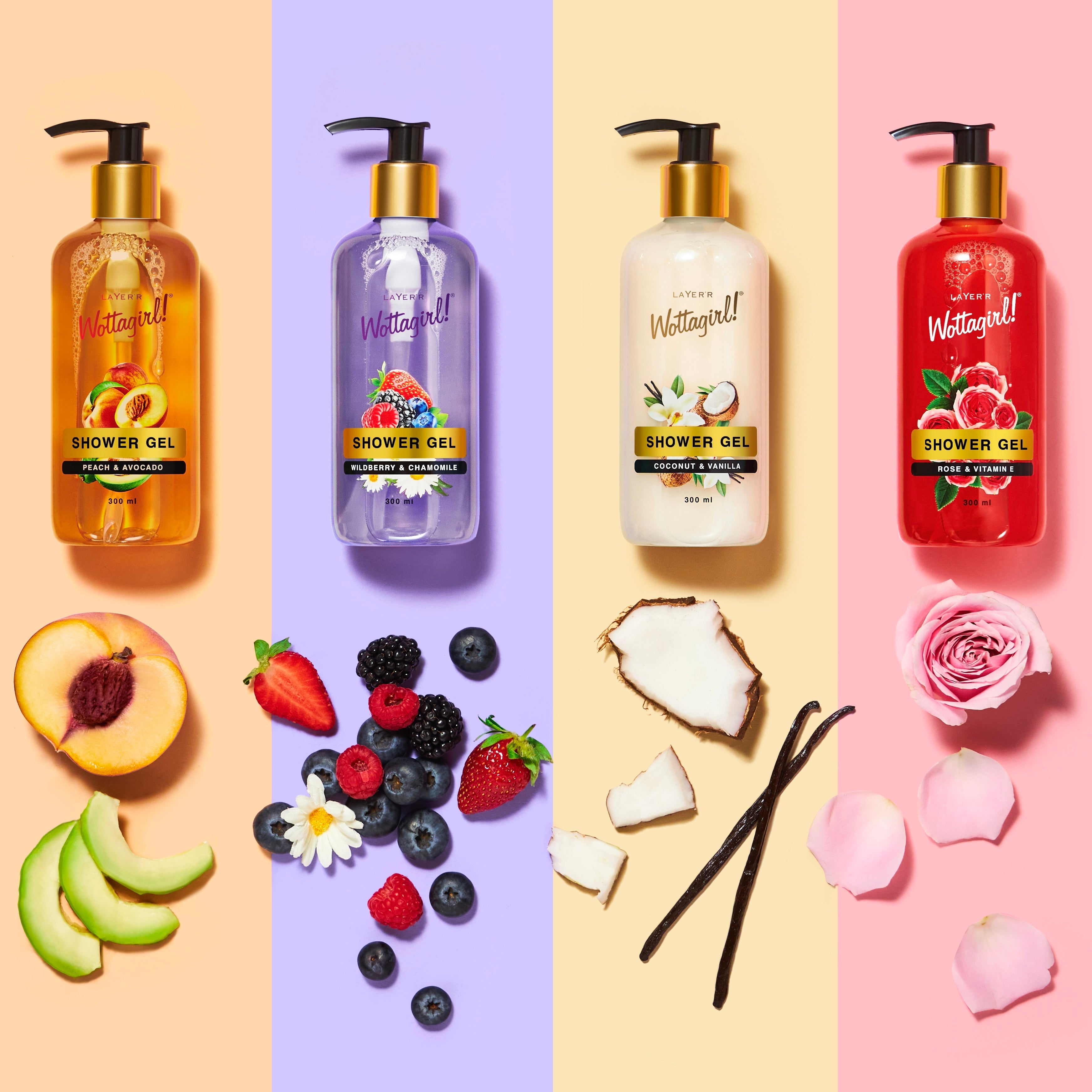 Wottagirl WILDBERRY & CHAMOMILE, 300ml - Image 2 - Buy from Indicrest