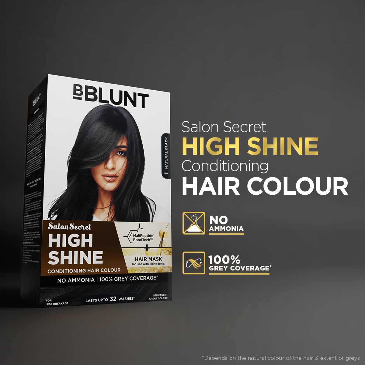 Bblunt High Shine Conditioning Hair Colour Pack of 2, Coffee Natural Brown Shade 4.31 Pack of 2 - Image 3 - Buy from Indicrest