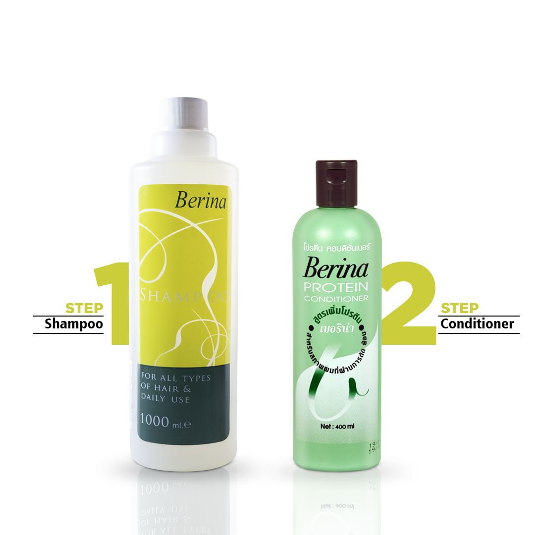 Berina Professional Nourishing Hair Shampoo | Deep Cleansing, Hydration & Daily Care for All Hair Types, 1000ml
