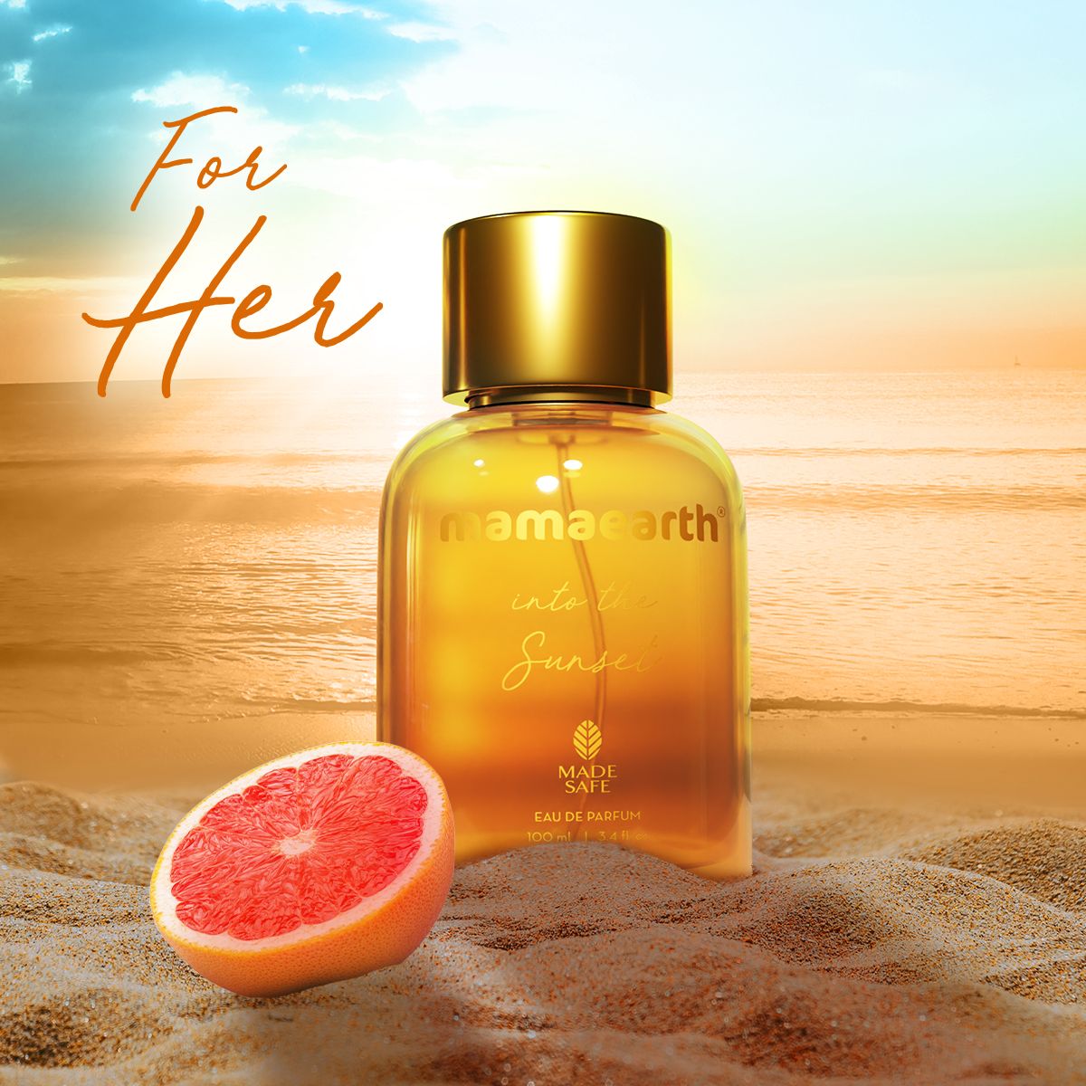 Mamaearth Into the Sunset Eau De Parfum For Women, 100ml - Image 2 - Buy from Indicrest