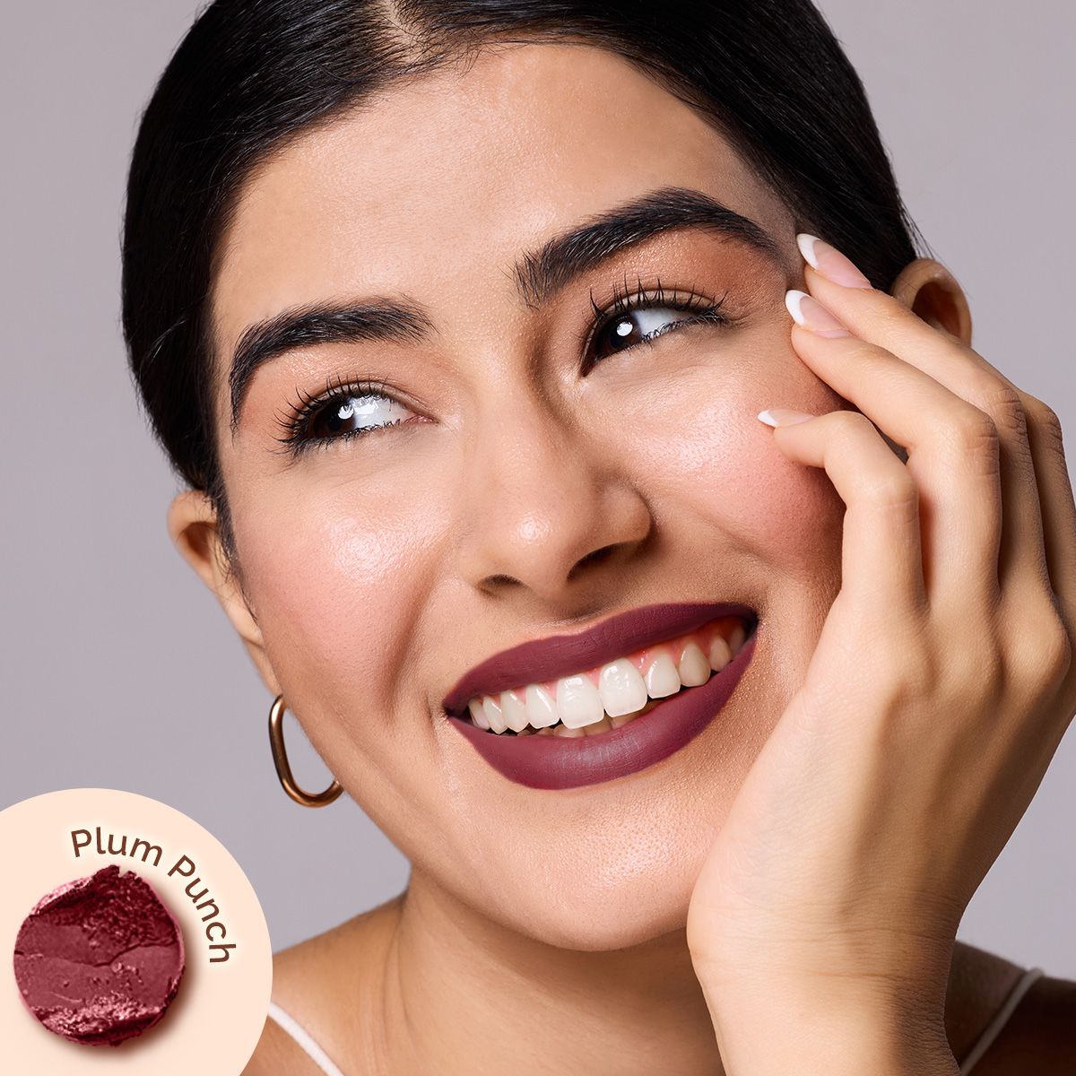 Mamaearth Moisture Matte Longstay Mini Lipstick, 0.7g | Plum Punch - Image 2 - Buy from Indicrest